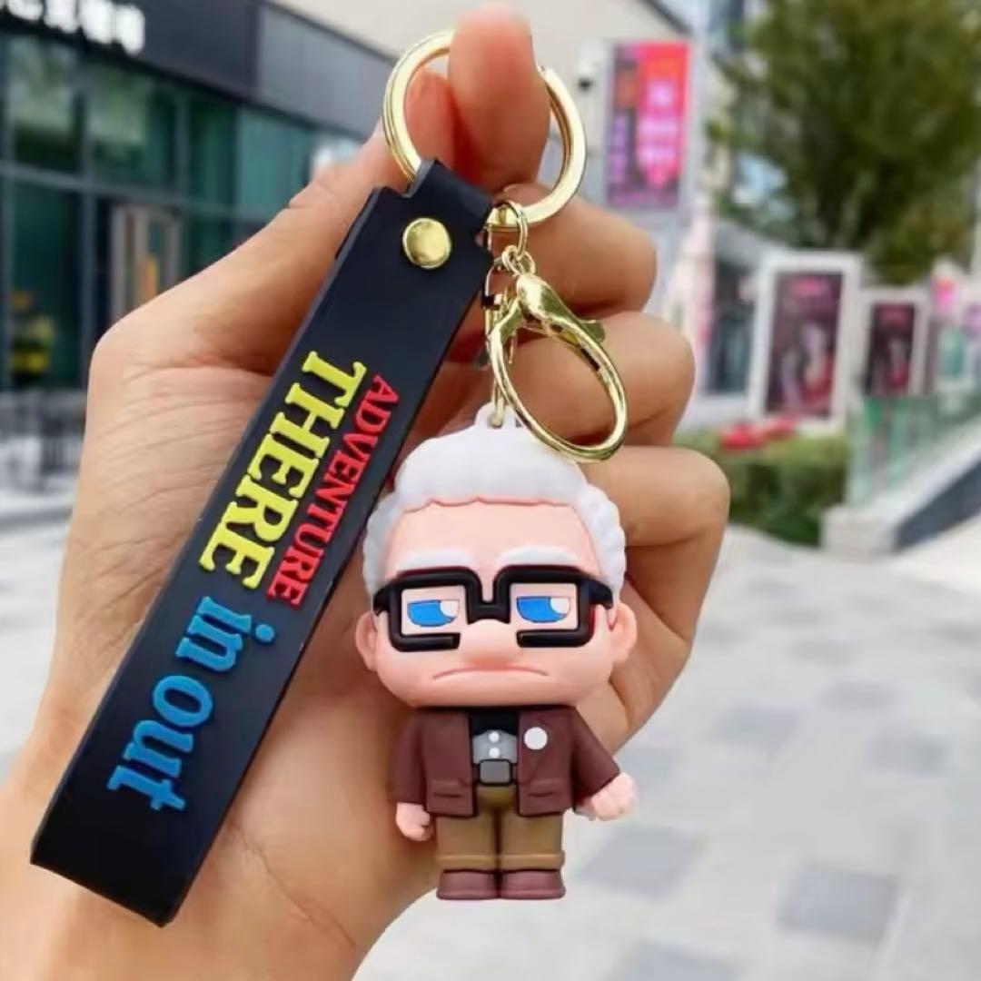 Disney カールじいさんの空飛ぶ家 キーホルダー ストラップ 2個セット