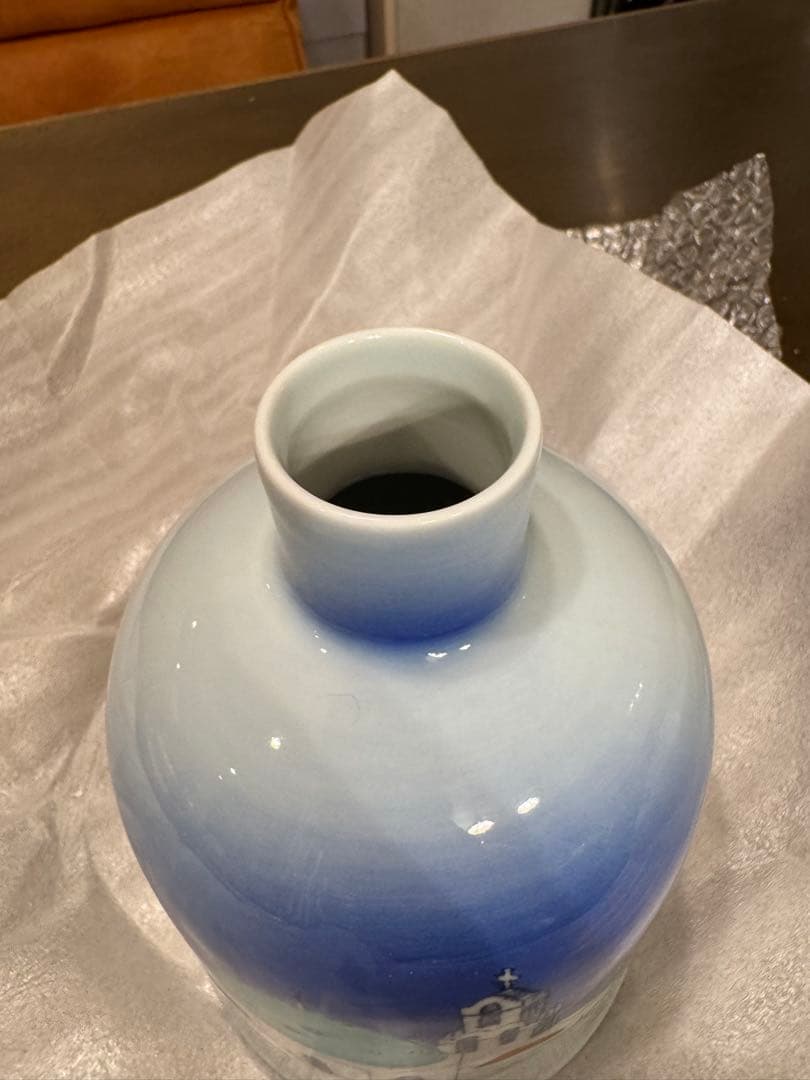 辻殻彦⭐︎海の教会⭐︎有田焼　花瓶