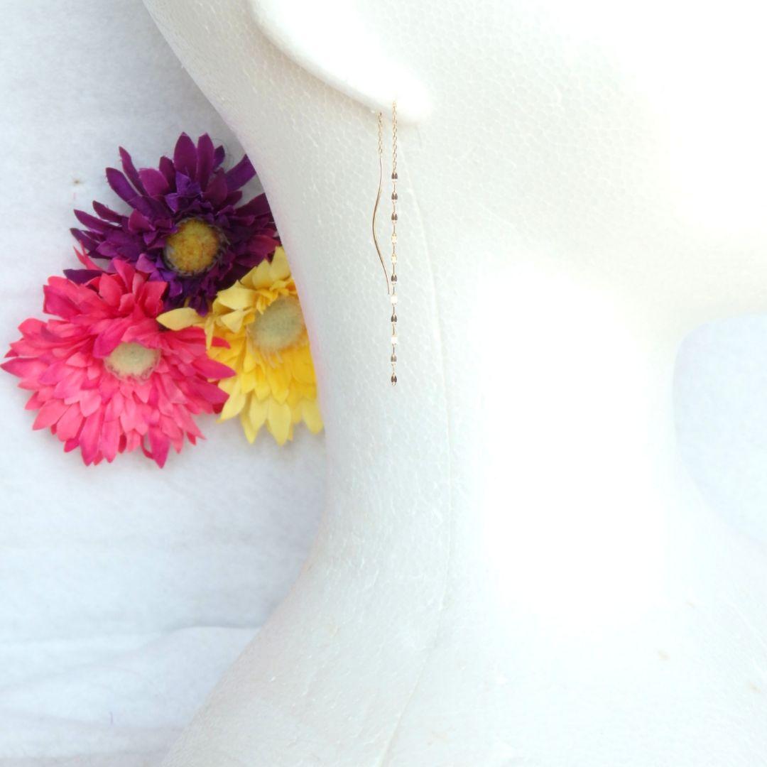 ともすけ　k10ピアス　キラキラウェーブピアス　アメリカンピアス