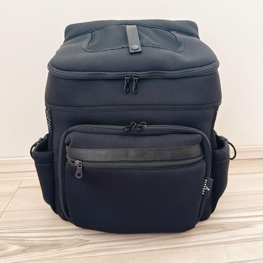 【 citydog 】ネオプレーン バックパック キャリー　ブラック／Mサイズ