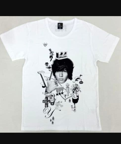 山下智久　　顔Tシャツ　非売品