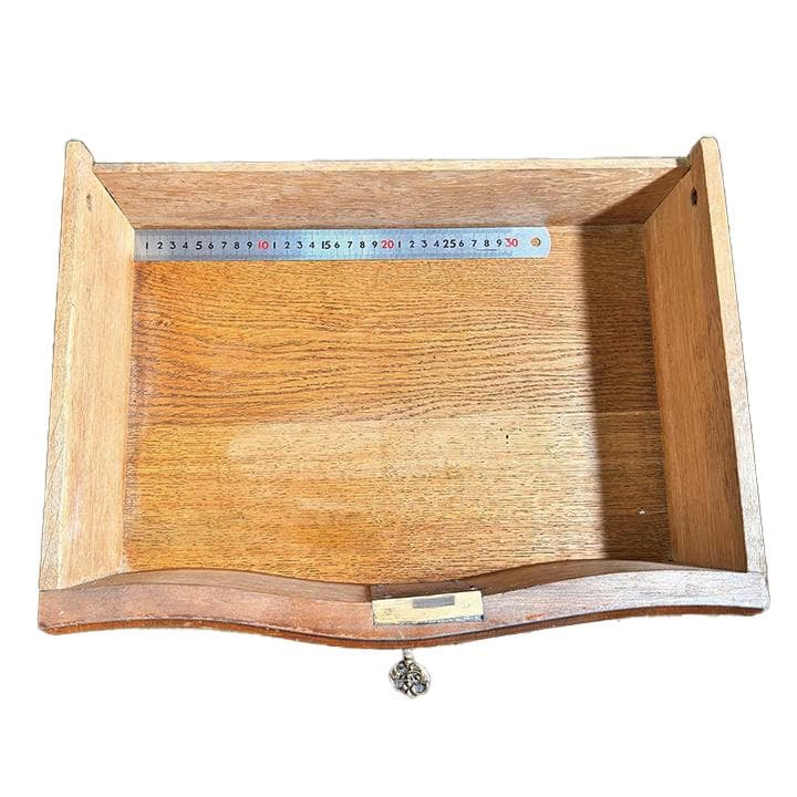 送料無料 ウルグアイ製 象嵌 机 チェスト ライティングビューロ 猫脚 鍵付 ①