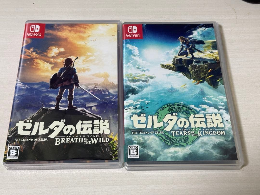 ゼルダの伝説 ブレスオブザワイルド ティアーズオブザキングダムセット売り