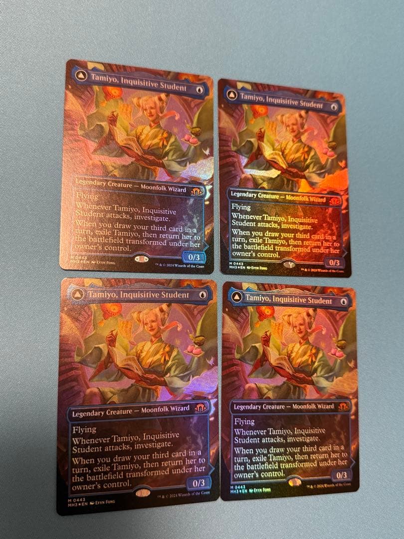 知りたがりの学徒、タミヨウ　拡張　英語foil 4枚