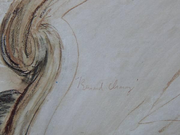 Bernard Charoy、Annabel、希少画集画、新品額装付