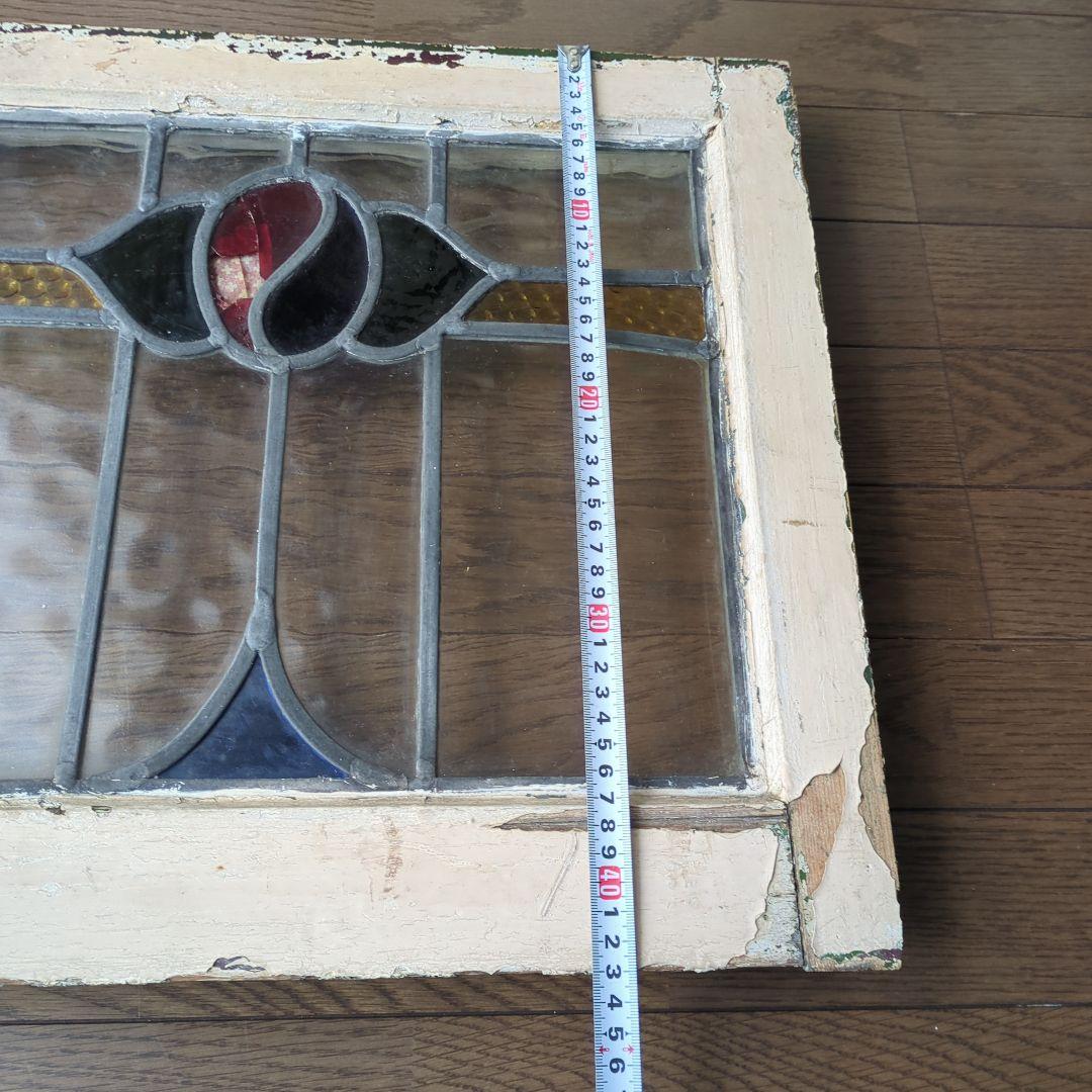 英国アンティーク　ステンドグラス　窓　イギリス