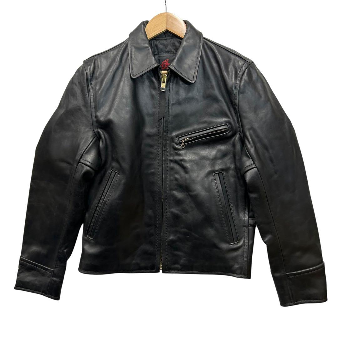 Indian インディアン シングルライダース レザー ステアハイド 38 韓国