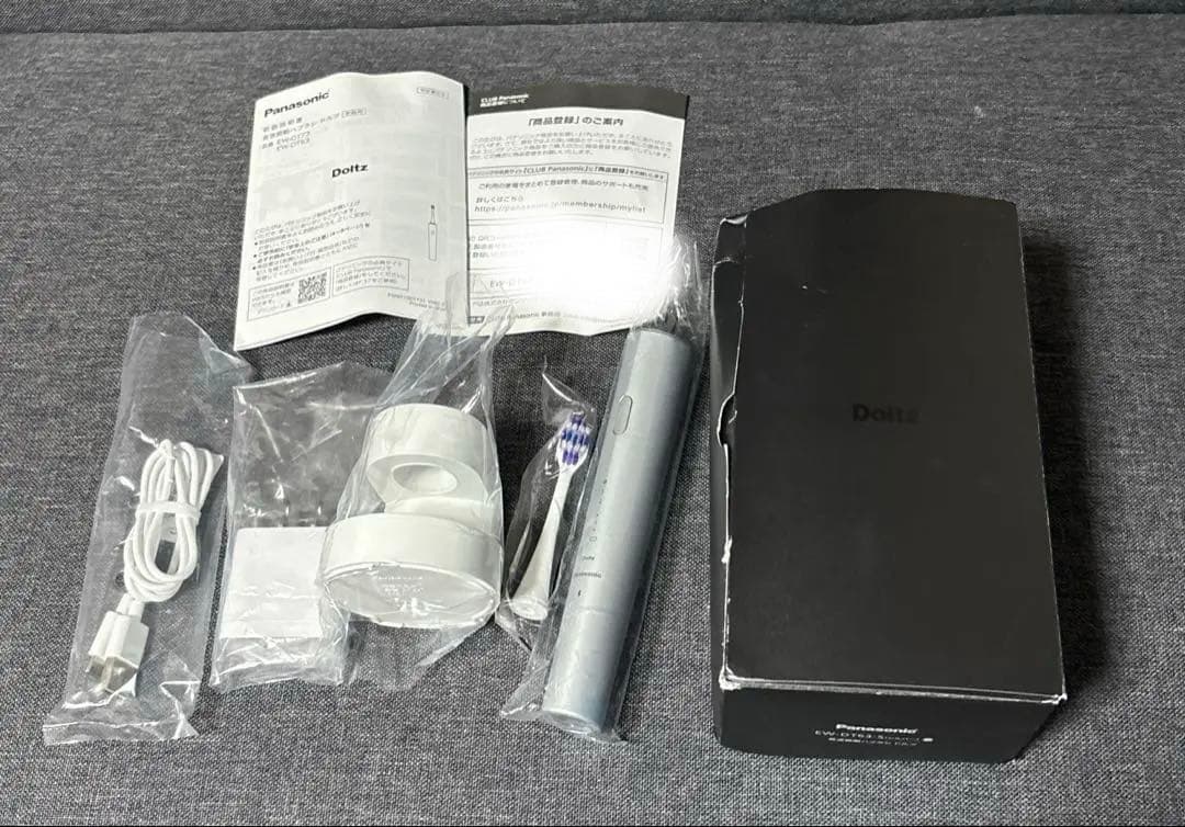 音波振動ハブラシ ドルツ EW-DT63-S （シルバー）