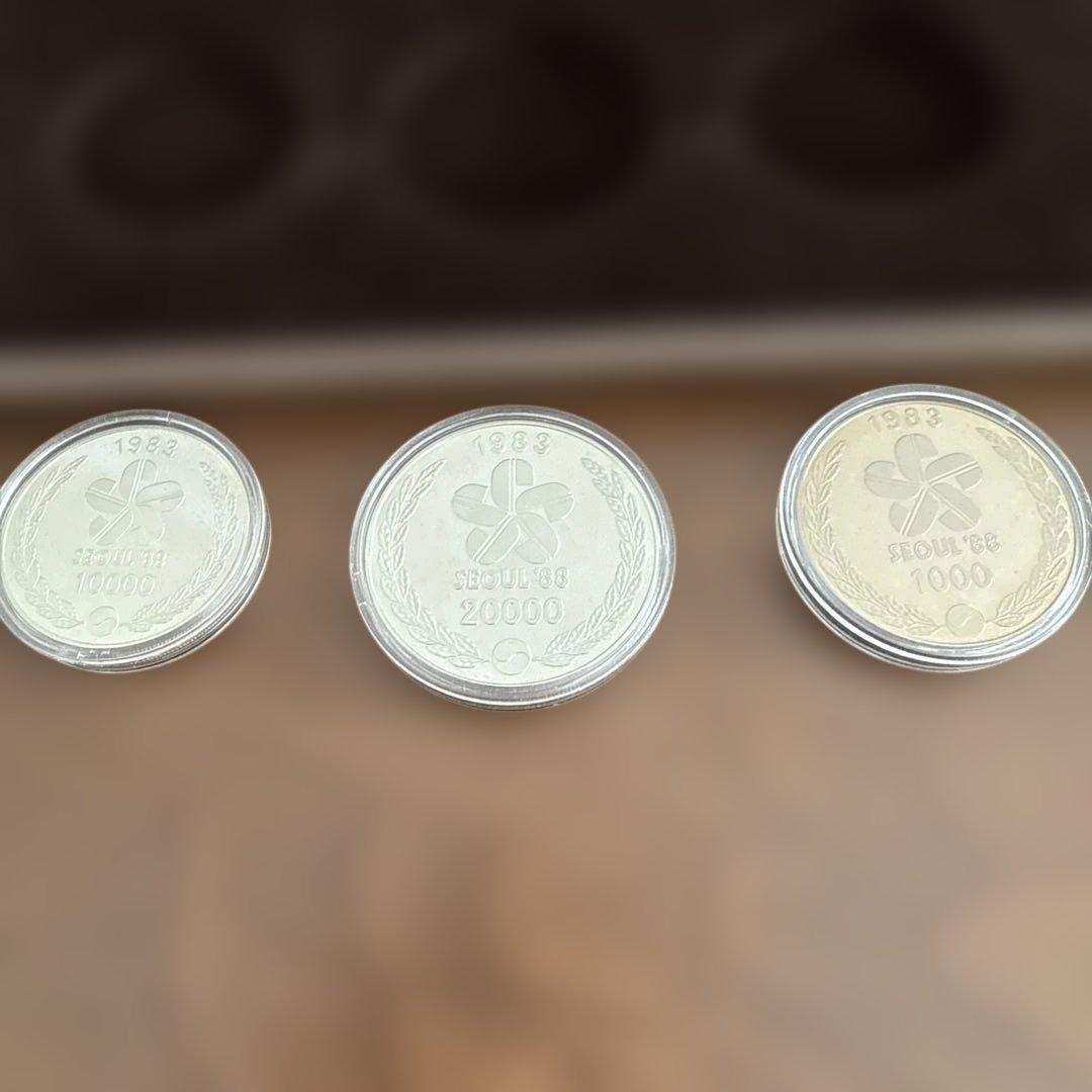 韓国 ソウルオリンピック記念硬貨 1983年開催