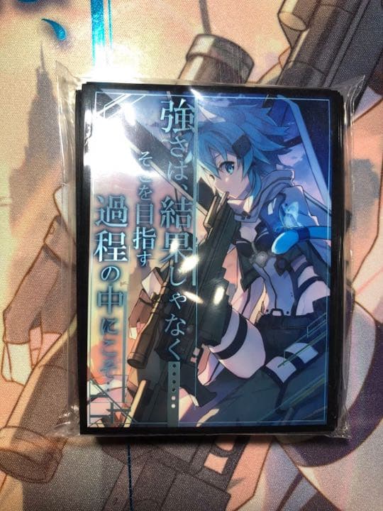 SAO  シノン   光るプレイマット　&  光るスリーブ