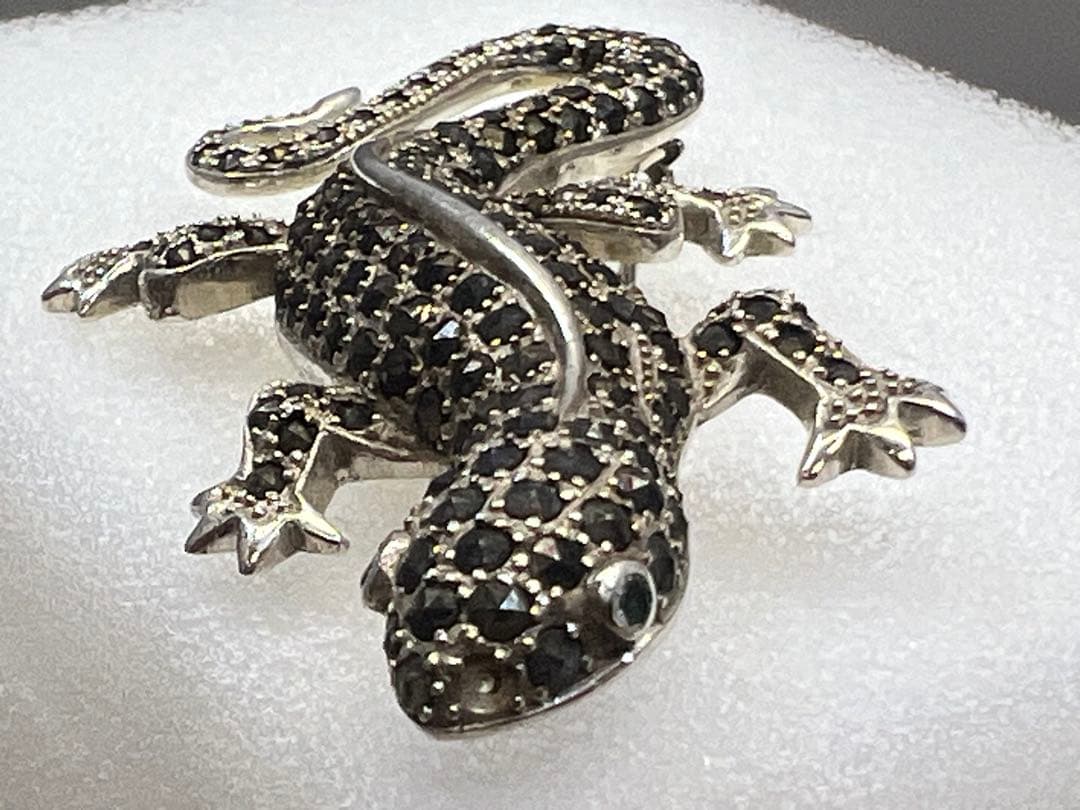 トカゲ　ブローチ　008