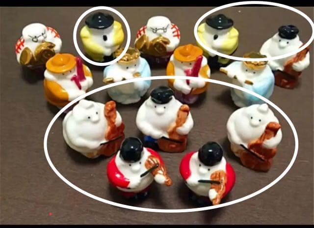 クリスマスの贈り物に✥ミニチュアサイズ サンタのオーケストラ 2セット新品未使用