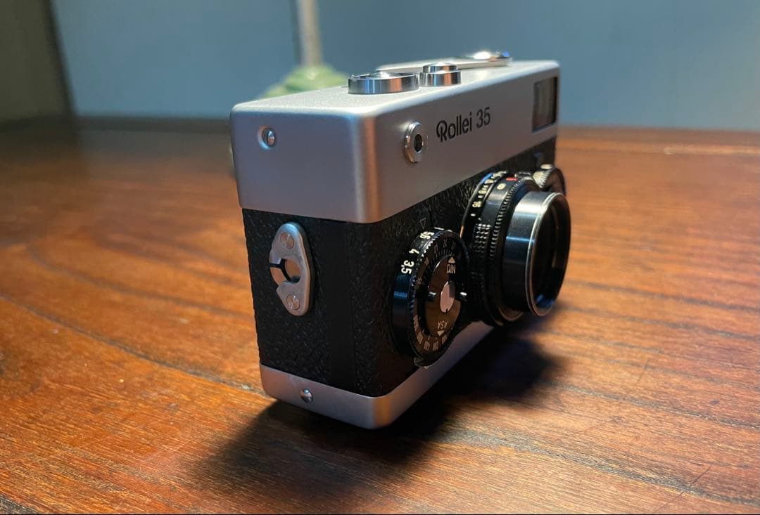 【極美品】Rollei 35 コンパクトフィルムカメラ昭和レトロ電池アダプタ付き