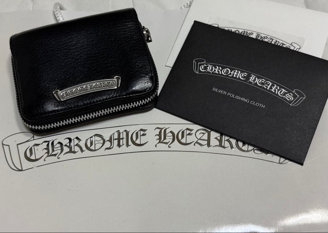 クロムハーツ　スクエアジップウォレット