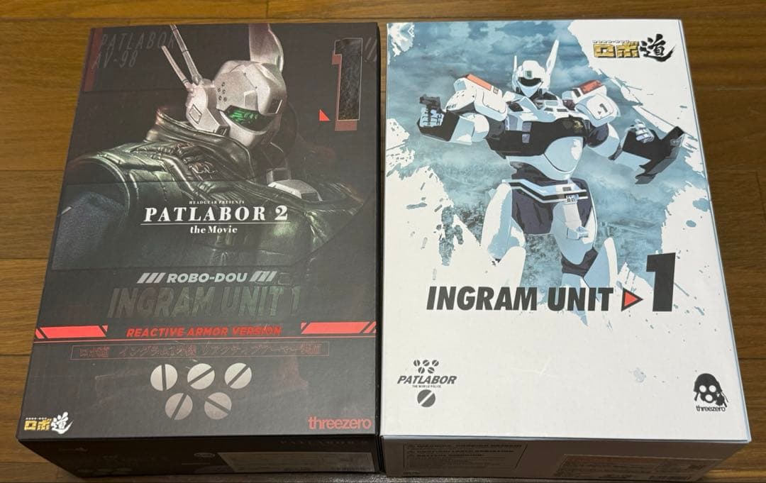 ロボ道　イングラム1号機　リアクティブアーマー　セット　機動警察パトレイバー