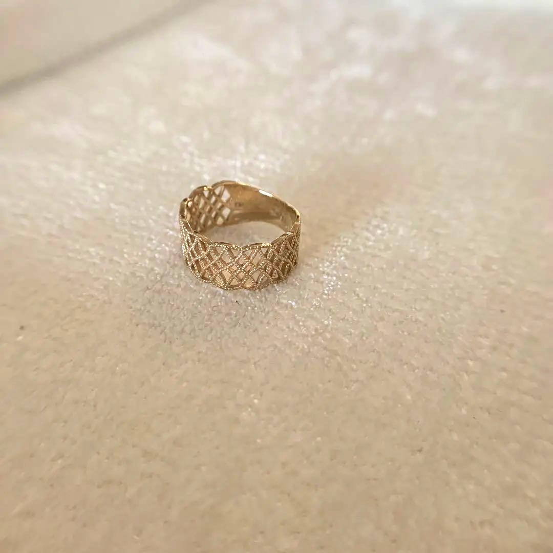 ルキナ K10 PG ピンクゴールド リング