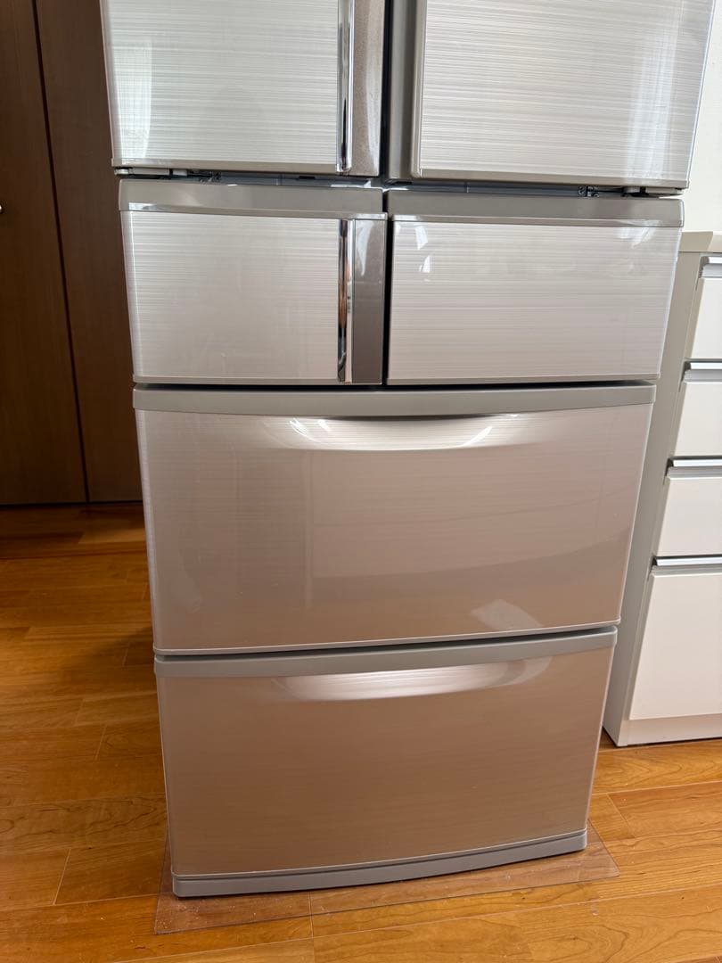 【中古】三菱 435L フレンチドア冷蔵庫　即決