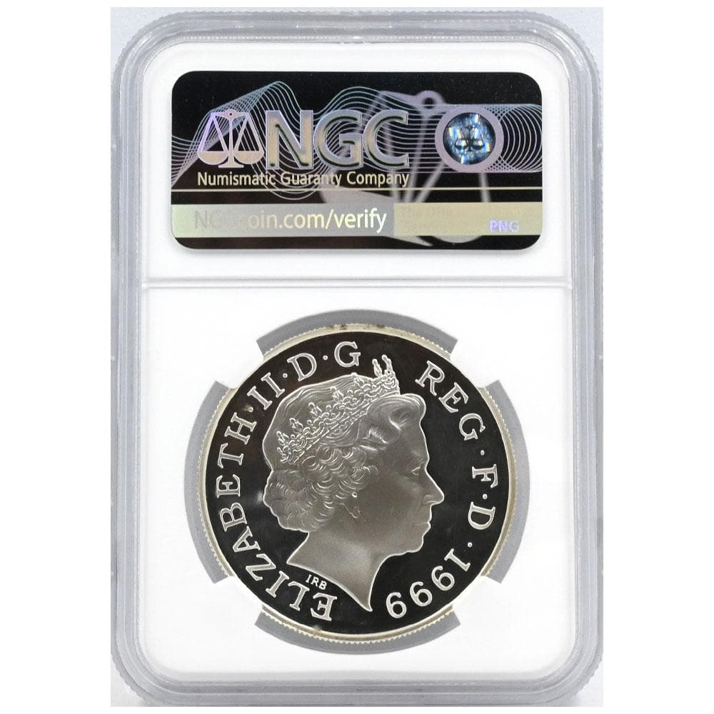 1999年 ダイアナ妃 5ポンド 銀貨  NGC PF67UC 043