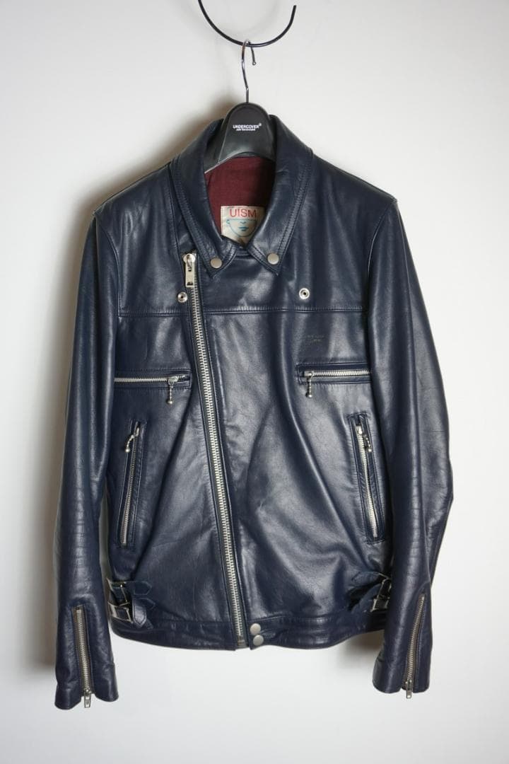 UNDERCOVER アンダーカバー レザー バイカー ジャケット301O▲