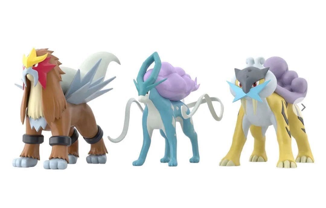 ポケモンスケールワールド ジョウト地方 ライコウ＆エンテイ＆スイクン