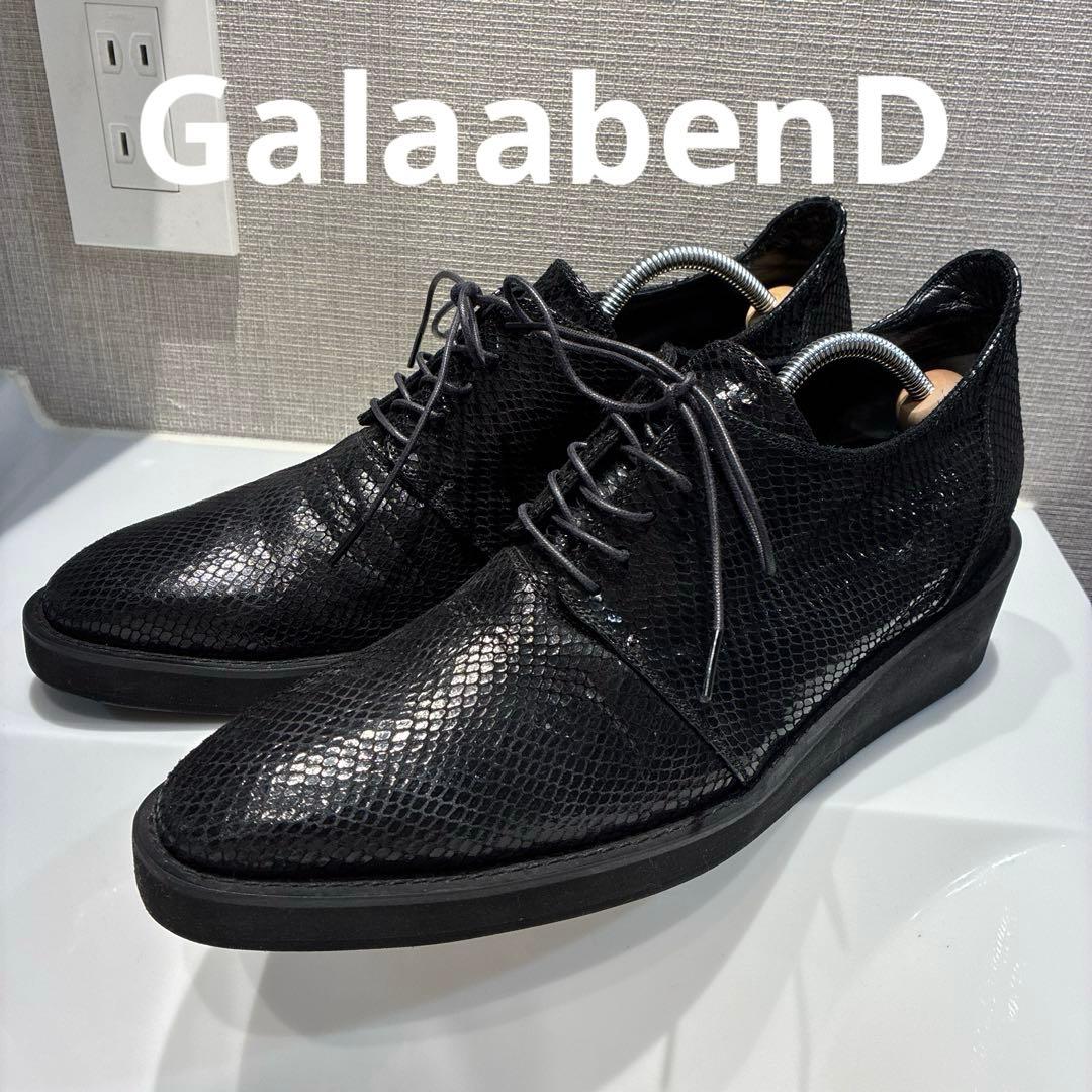 GalaabenD　ガラアーベント　ドレスシューズ パイソン ラバーソール