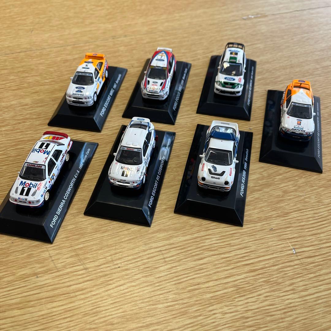 フォードRALLY CAR COLLECTION コンプリート7台セット限定１