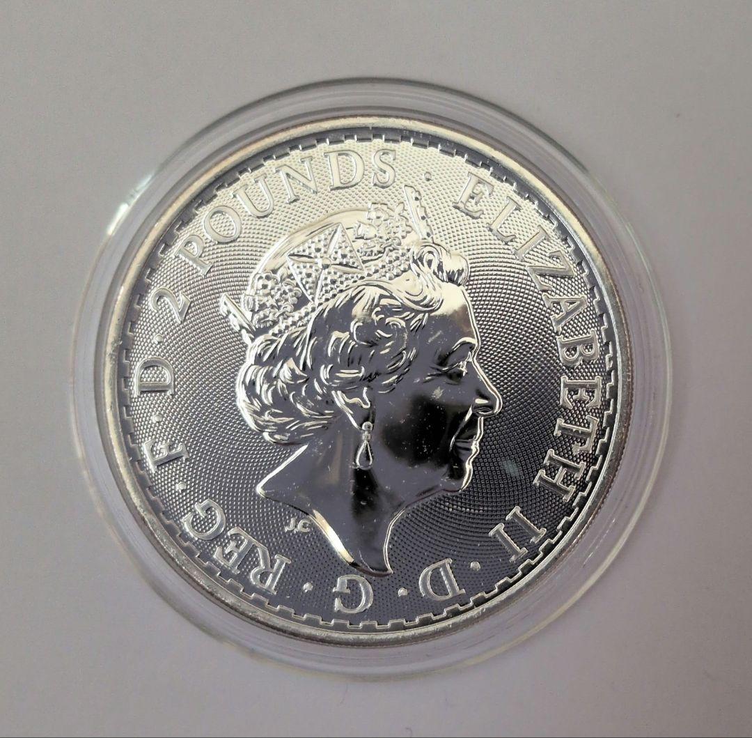 2021年　イギリス・ブリタニア銀貨1オンス