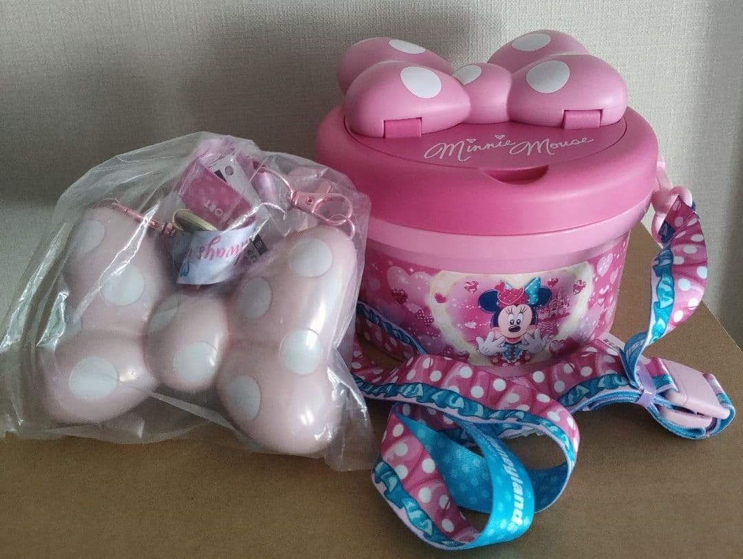 ミニー　ポップコーンバケット　グミキャンディケース　セット　新品　パルパルーザ