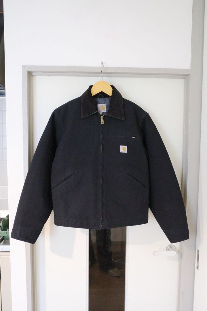Carhartt デトロイトジャケット　ブラック　アメリカ製　ほぼ未使用