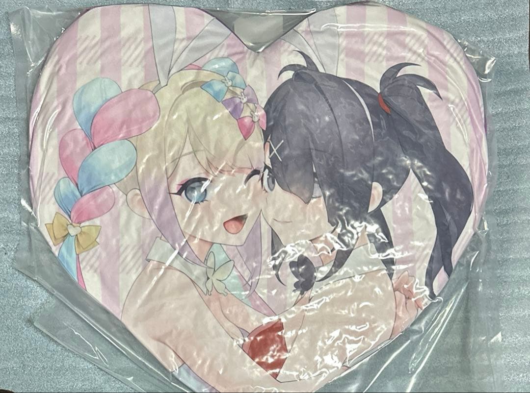 ニディガ展 バニバニくじ さいごのごほうび賞 バニーハートクッション 超てん