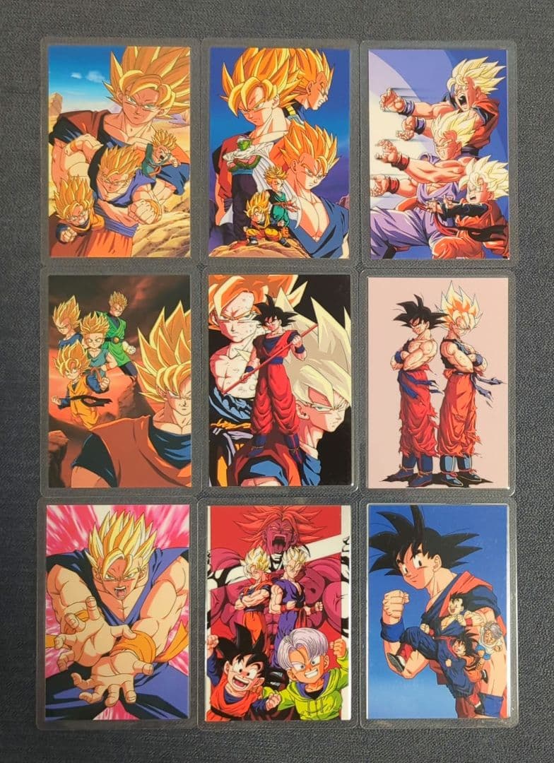 【希少・匿名配送】ドラゴンボールZ ラミネートカード 9枚 ラミカ