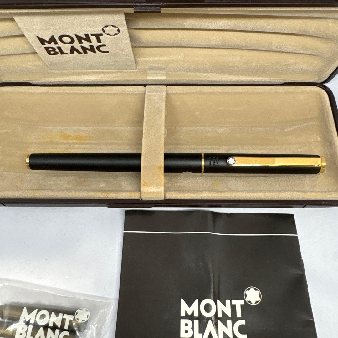 MONT BLANC 万年筆 ブラック ゴールド14K
