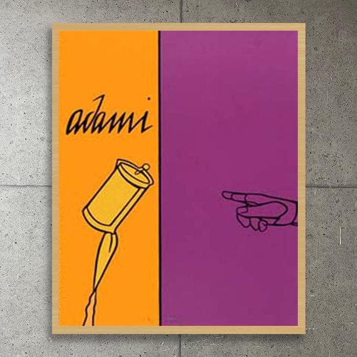 額装済/AFF AVT 155 限定150枚　ヴァレリオ・アダミ/アートポスター