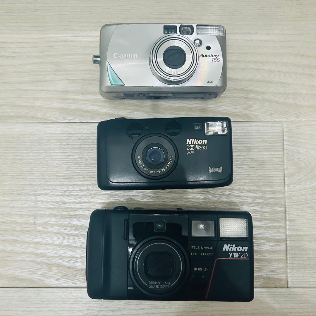 Nikon zoom 300 AF Canon Autoboy フィルムカメラ