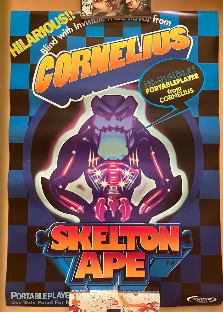 【激レア】SKELTON APE コーネリアス ポスター 90s 当時物