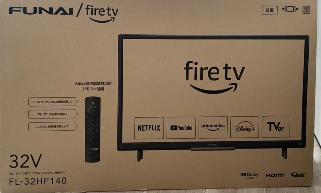 テレビ FUNAI Fire TV 32V FL-32HF140