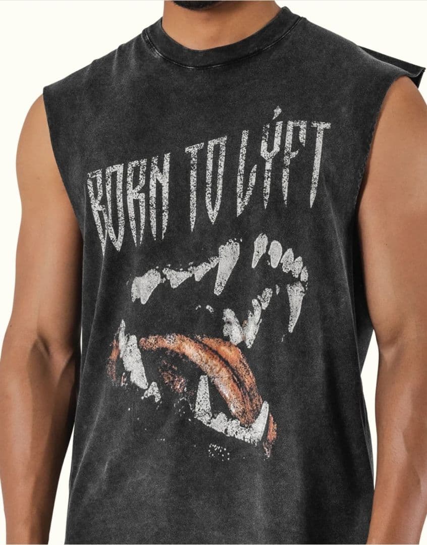 k*n様 LYFT 　Fang Graphic Vintage Tanktop