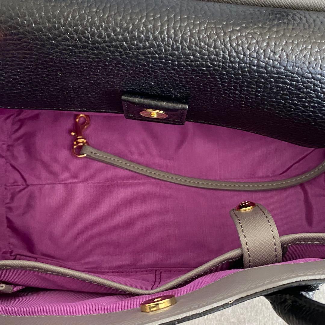 【極美品】ADMJ レザー トートバッグ 黒 ハンドバッグ ブラック