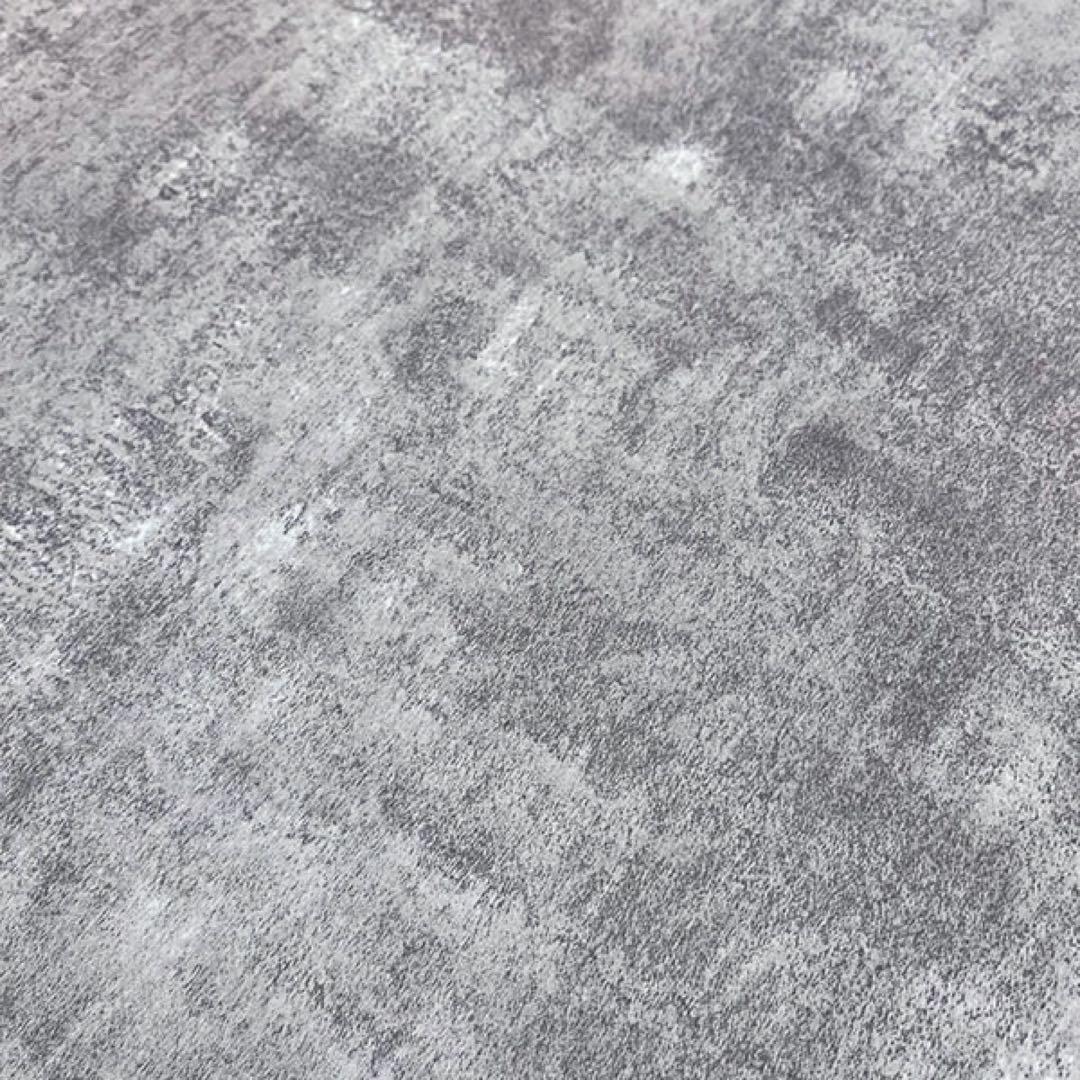 TAT ネイルテーブル　グレー合成石モダンテーブル 2段棚付きSHAREYDVA