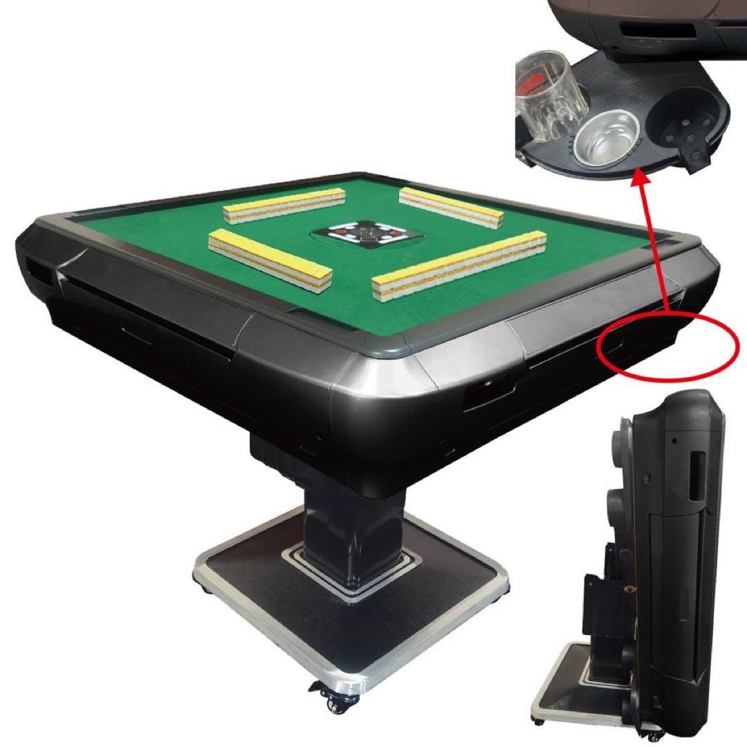 新品 全自動麻雀卓 家庭用 折りたたみ 麻雀卓 全自動卓33mm ブラック