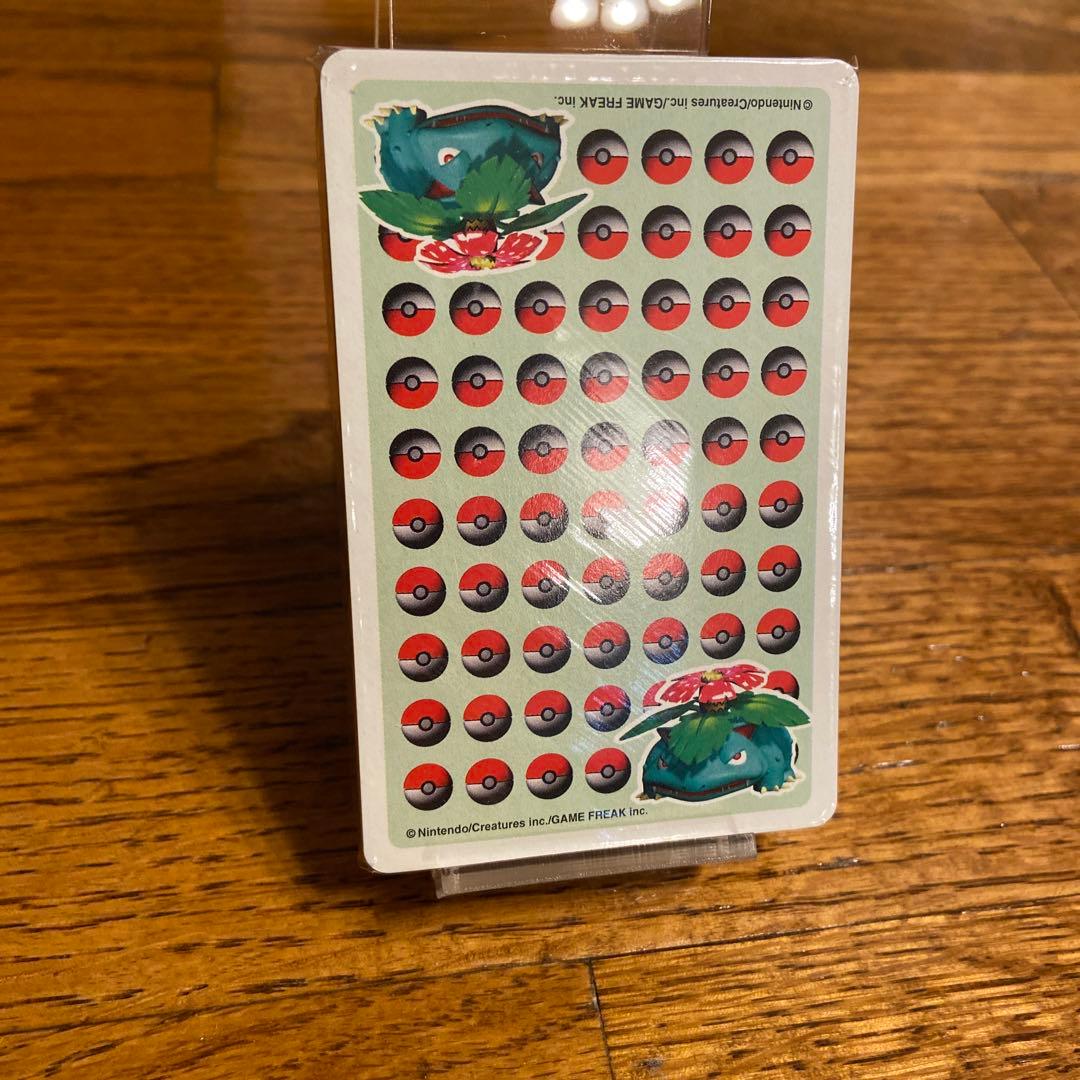 希少 任天堂 ポケットモンスター グリーン ポケモントランプ未開封、未使用品