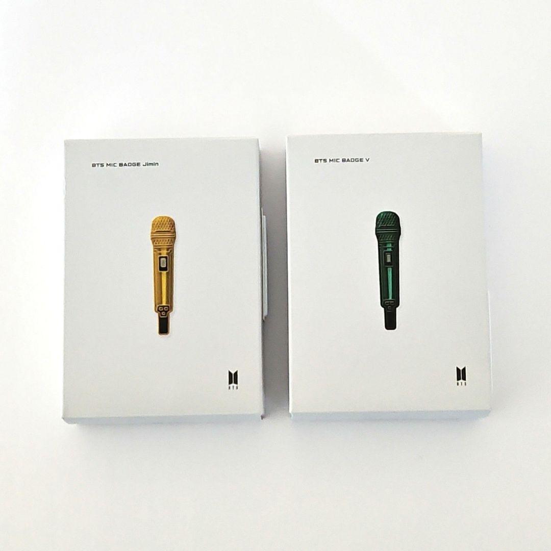 BTS ハイブインサイト MIC BADGEマイクバッジ ジミン テテ