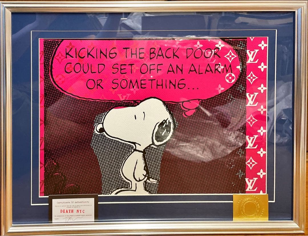 額込 世界限定100枚DEATH NYC アートポスター 現代アート 28