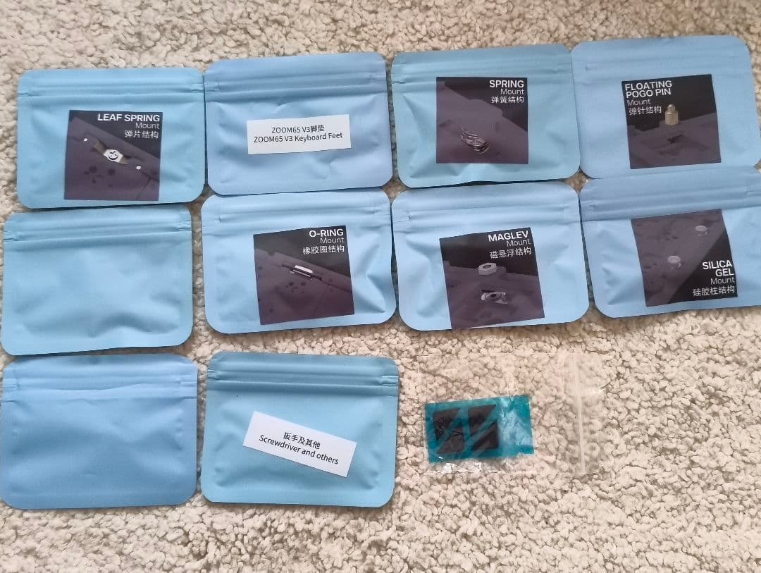 キーボード zoom65 v3 white no-chamfer