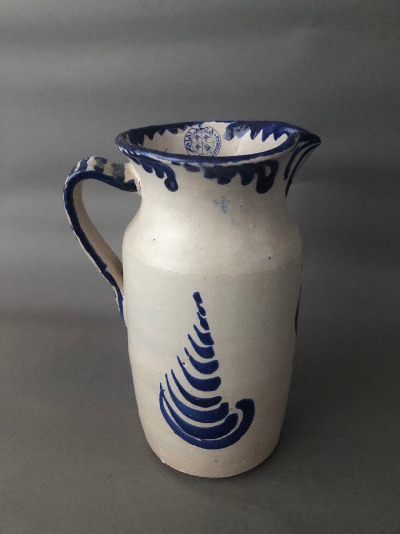 スペイン陶器　水差し　ピッチャー