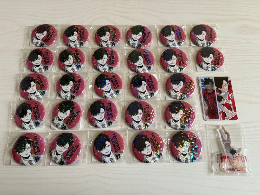 ハイキュー 黒尾鉄朗 オールスター缶バッジ