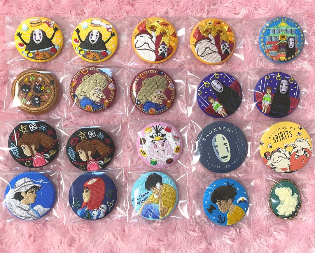 スタジオジブリ どんぐり共和国 刺繍バッチ セット