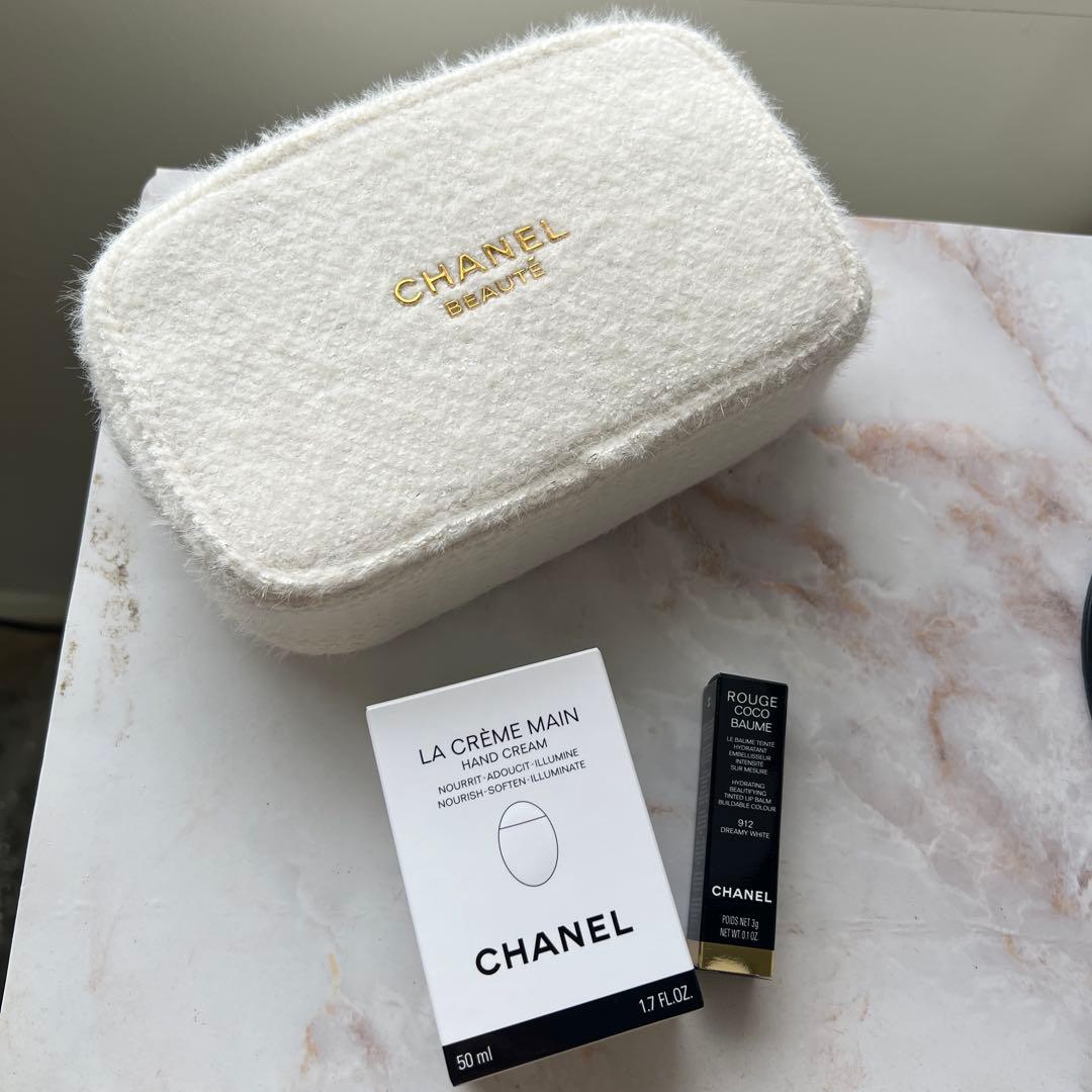 CHANEL 2024コフレ ハンドクリーム リップクリーム ポーチ