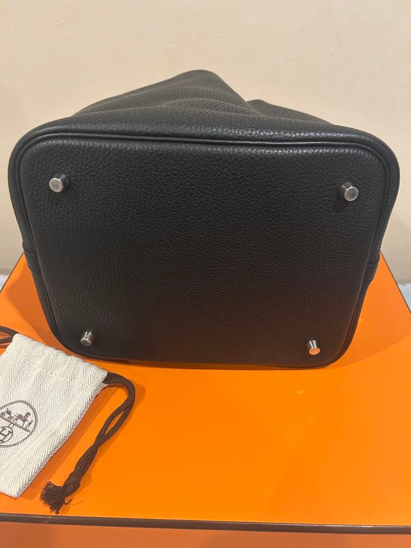 ♡美品♡エルメス ピコタンロックMM ノワール シルバー金具