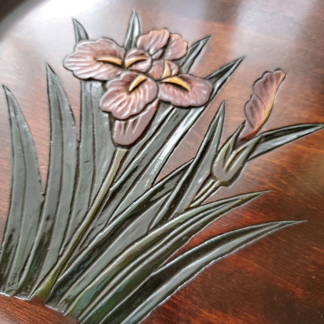 讃岐彫り漆器 半月盆5枚組